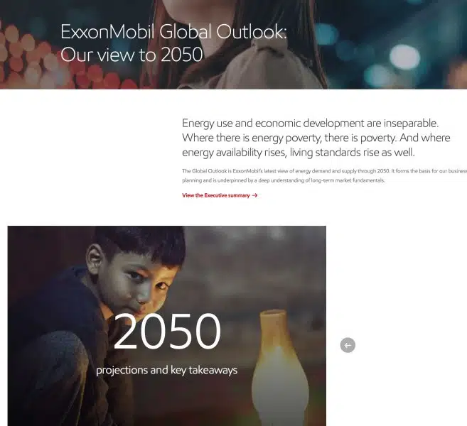 Прогноз ExxonMobil до 2050 года: энергия, экономическое развитие и перспективы ребенка в условиях меняющегося мира.