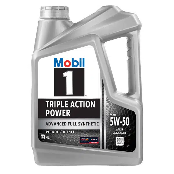 Моторное масло Mobil 1 5W 50 Triple Action Power 4 литра