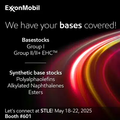 ExxonMobil представляет обширную матрицу инженерных базовых масел и синтетических стоков демонстрируя будущие решения на STLE 2025.